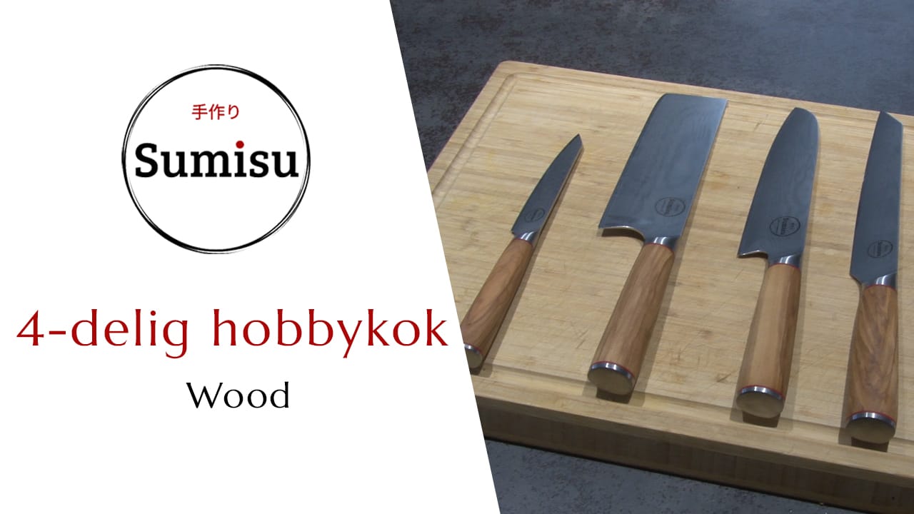 Sumisu Messenset 4-delig Wood