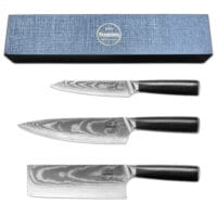 Sumisu Knives 3 pieces Black Cuisine Chef avec emballage Sumisu Knives 3 pieces Black Cuisine Chef avec emballage