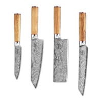 Sumisu Knives 4-delig Wood - chefkok Sumisu Knives 4-delig Wood - chefkok