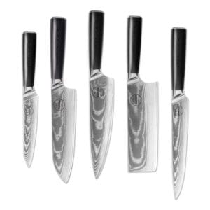 Sumisu Knives 5 pieces Black