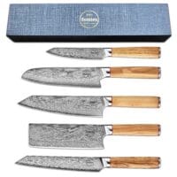 Sumisu Knives 5 pieces Wood avec emballage Sumisu Knives 5 pieces Wood avec emballage