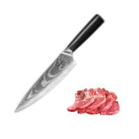 Sumisu Knives Kiritsuke Black met vlees Sumisu Knives Kiritsuke Black met vlees