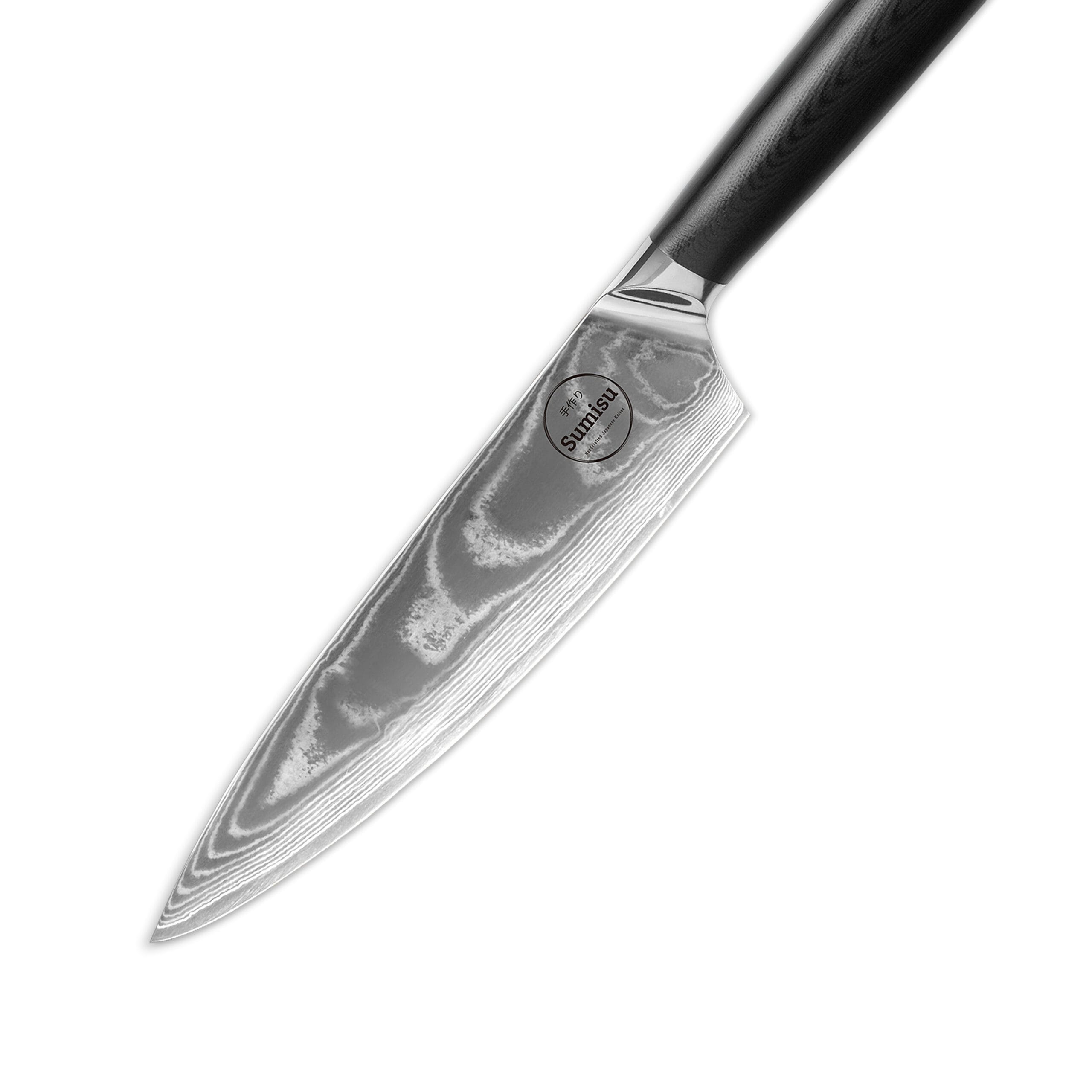Sumisu Knives Kiritsuke Black schuin Sumisu Knives Kiritsuke Black schuin