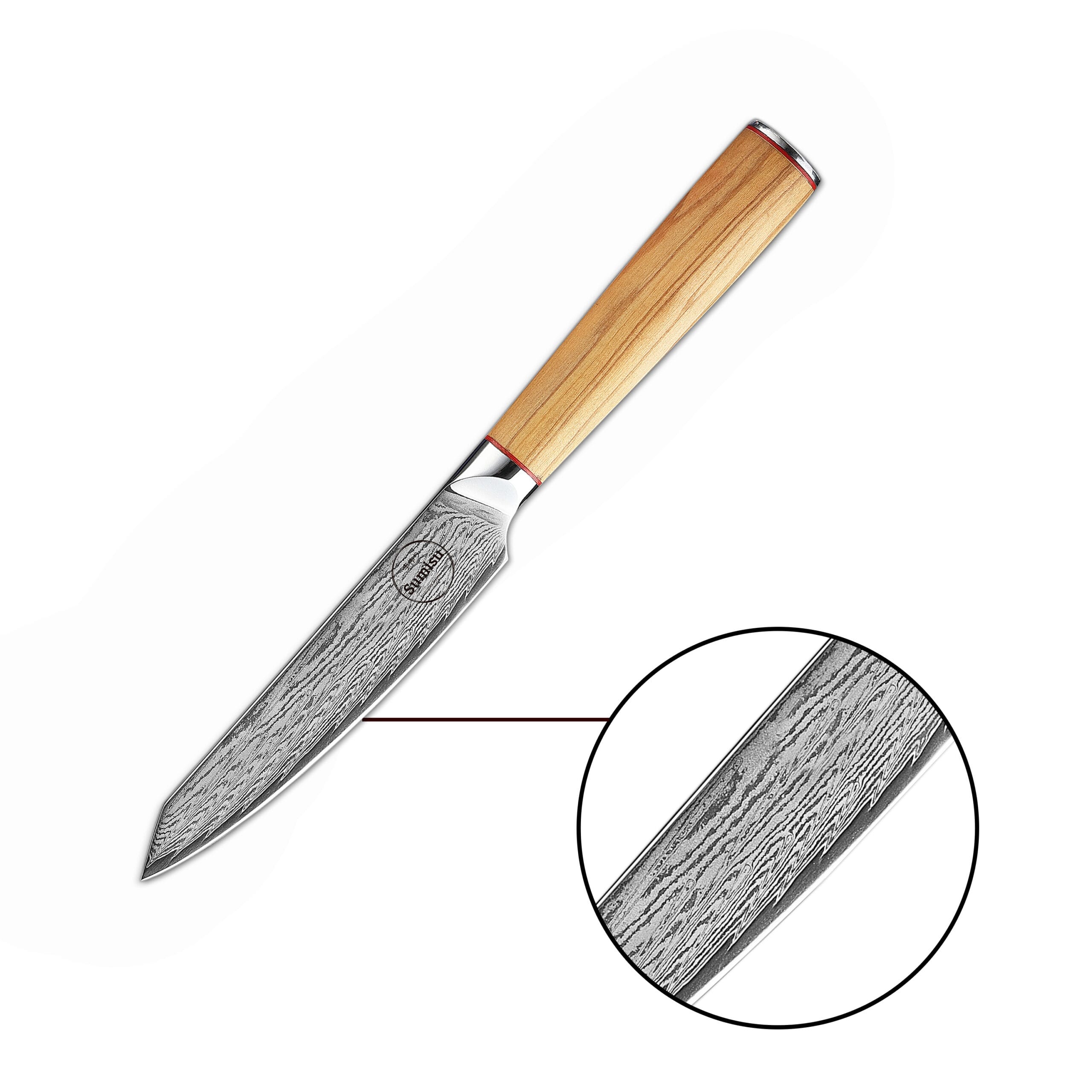 Sumisu Knives Shotoh Wood detail Sumisu Knives Shotoh Wood detail