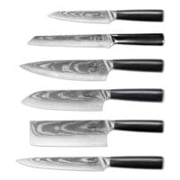 Sumisu Knives 6 pieces Black allonge Sumisu Knives 6 pieces Black allonge