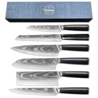 Sumisu Knives 6 pieces Black avec emballage Sumisu Knives 6 pieces Black avec emballage