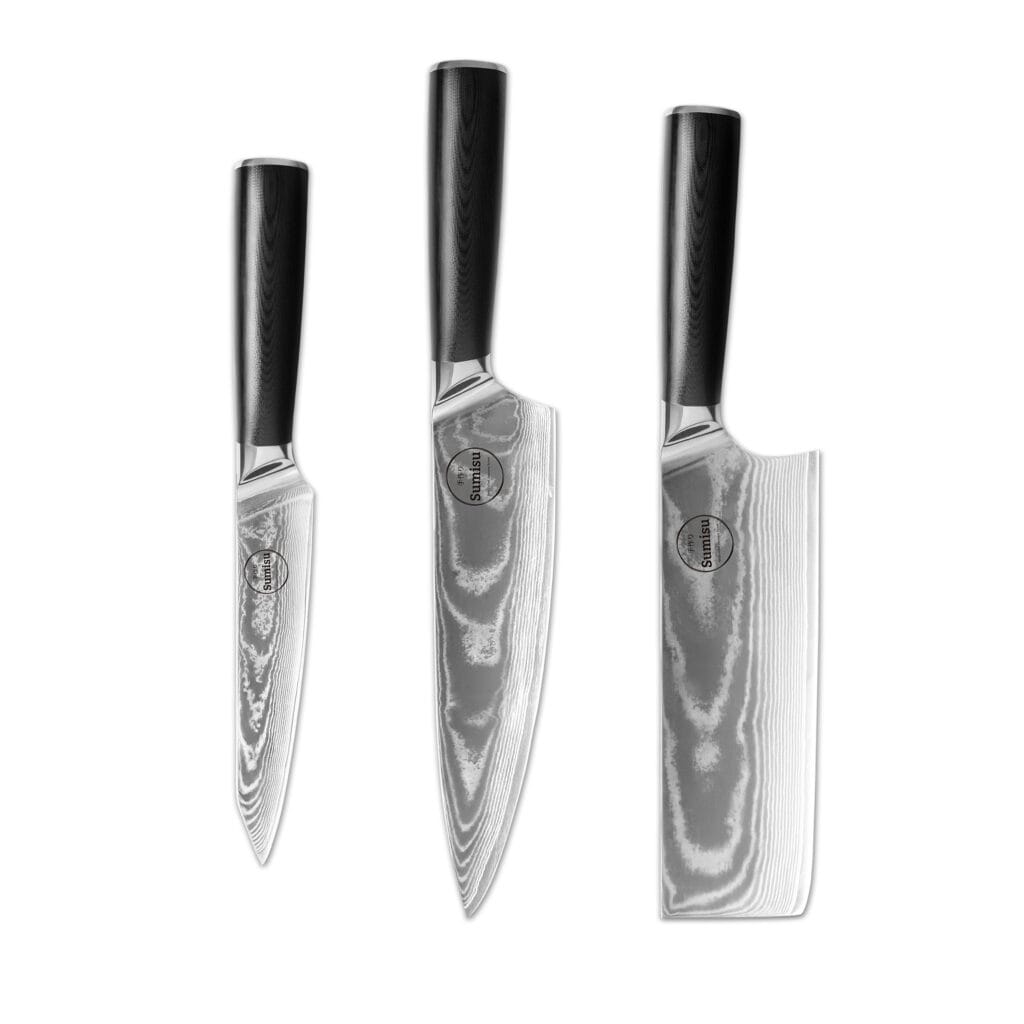 Set de couteaux Sumisu 3 pièces Black