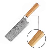 Sumisu Knives Nakiri Wood detail Sumisu Knives Nakiri Wood detail