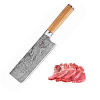 Sumisu Knives Nakiri Wood avec viande Sumisu Knives Nakiri Wood avec viande