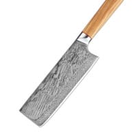 Sumisu Knives Nakiri Wood en angle Sumisu Knives Nakiri Wood en angle